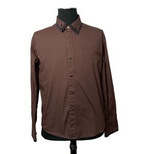 Pavi Italy Cotton Blend Snap Front Shirt - Men’s M